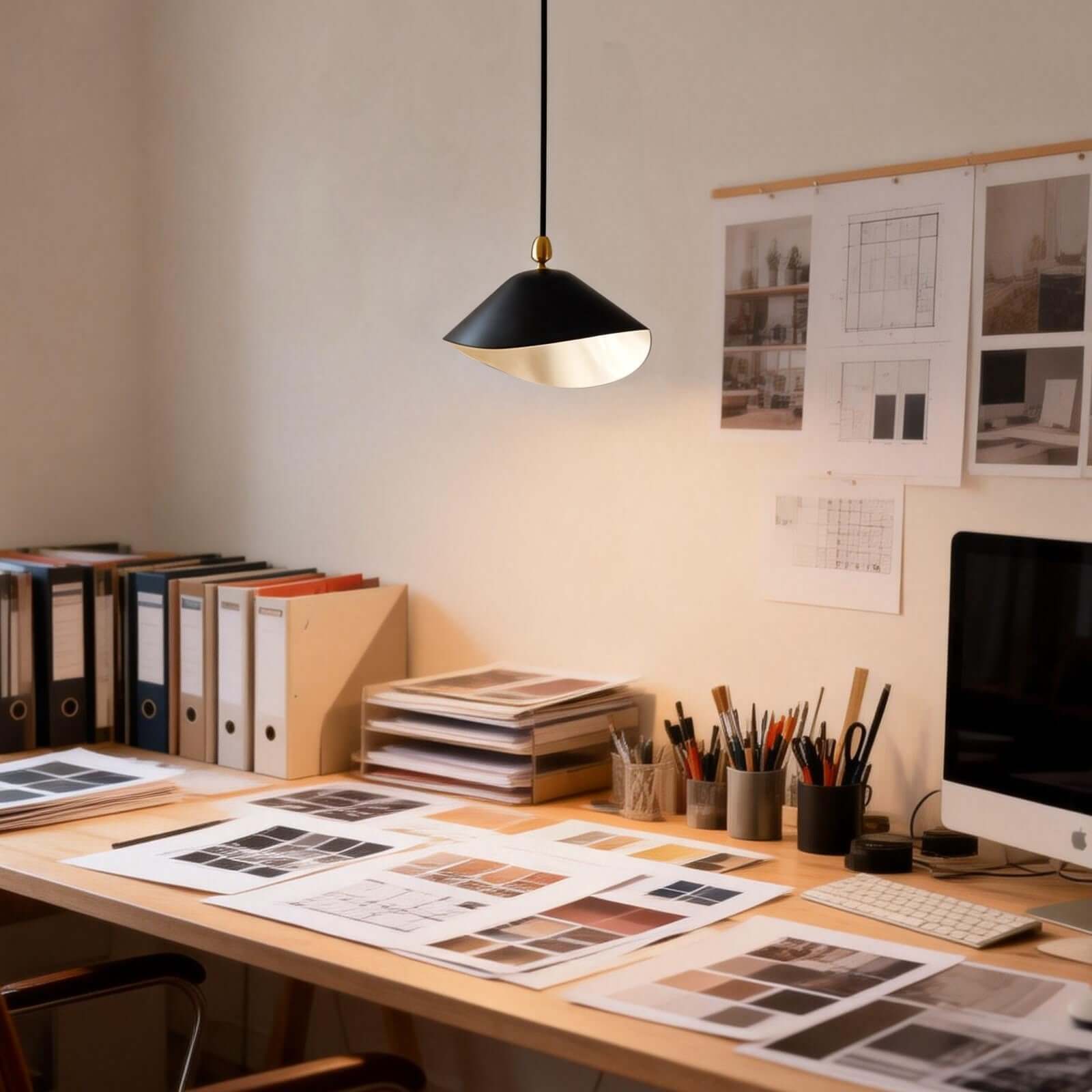 Tivaro Pendant Light by Serge Mouille – Minimalist Hanging Lights