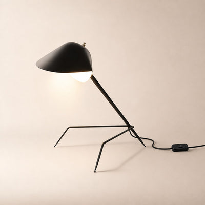 Tivaro Table Lamp – Serge Mouille Inspired Black and Gold Lamps | Rossolighting