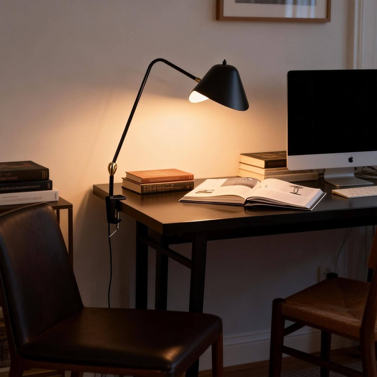 Tivaro Table Lamp – Unique Black Bedside and Office Table Lamp | Rossolighting