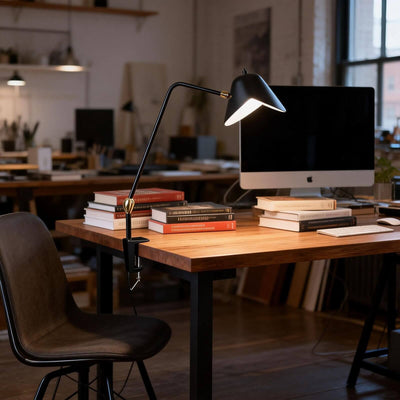 Tivaro Table Lamp – Unique Black Bedside and Office Table Lamp | Rossolighting