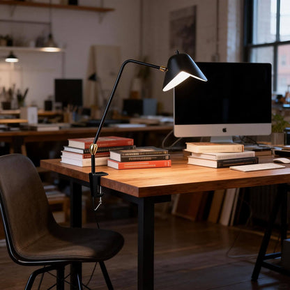 Tivaro Table Lamp – Unique Black Bedside and Office Table Lamp