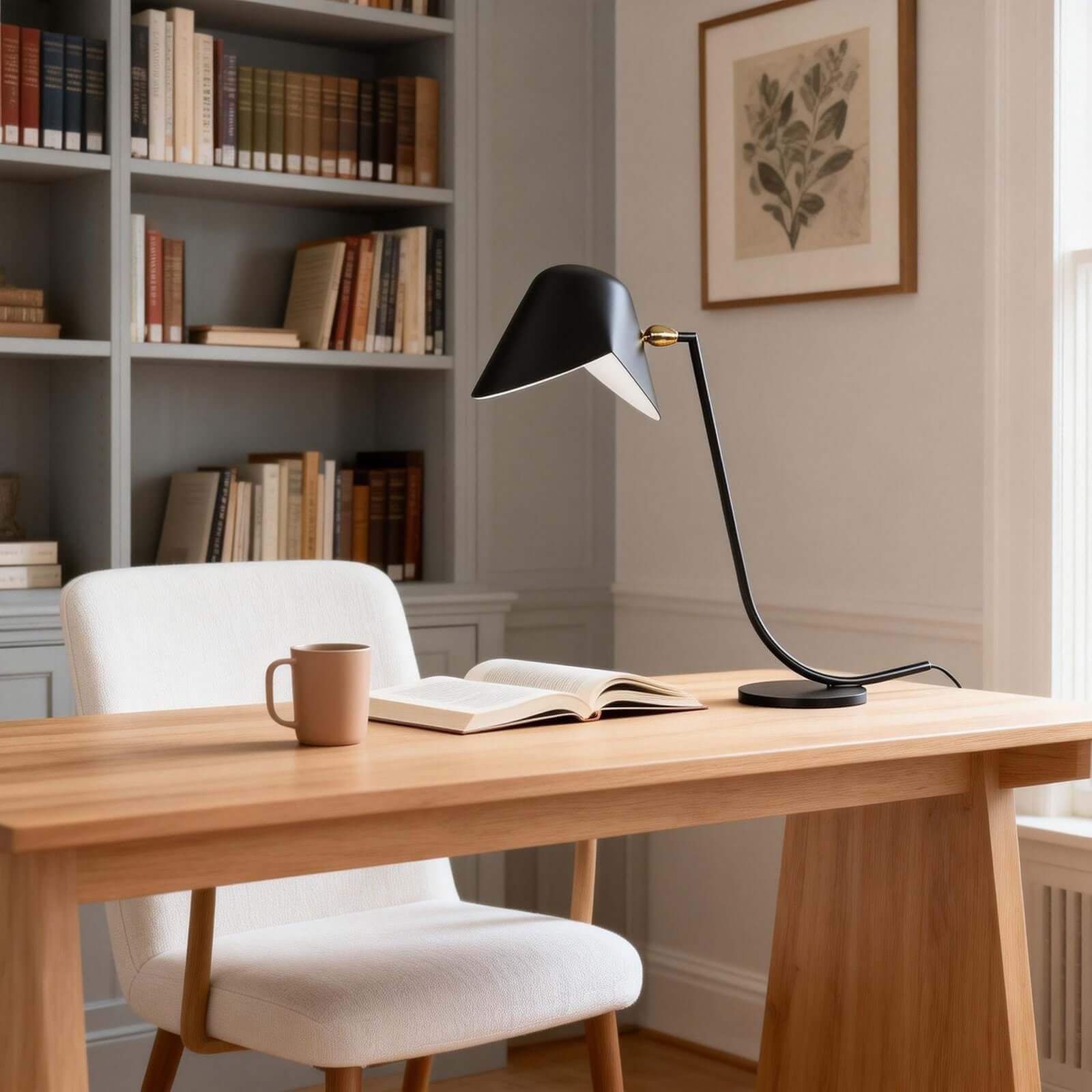 Tivaro Table Lamp – Unique Office Table Lamp for Living Rooms | Rossolighting