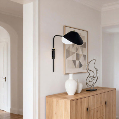 Tivaro Wall Lamp – Wall Mounted Reading Lights with Black Scope | Rossolighting