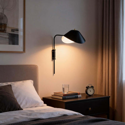 Tivaro Wall Lamp – Wall Mounted Reading Lights with Black Scope | Rossolighting