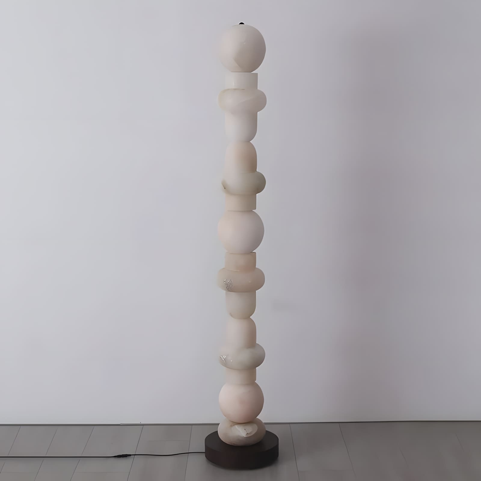 Tribeca Alabaster Floor Lamp | Vintage Mid-Century Modern Floor Lamp | Rossolighting