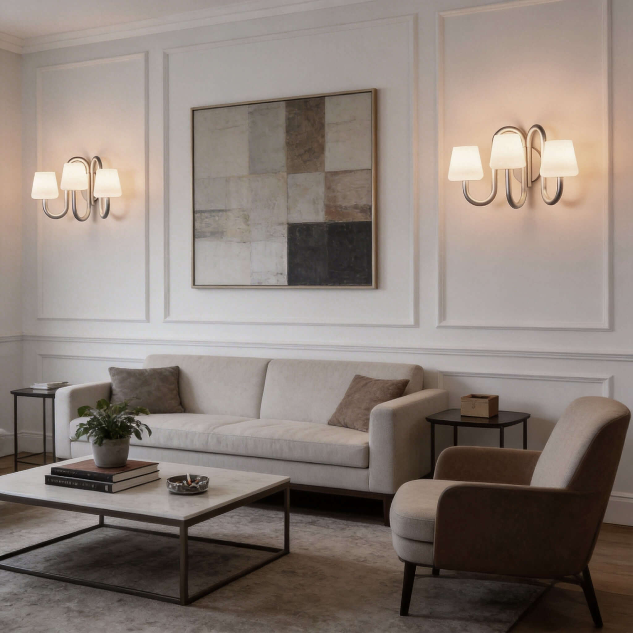 Ulvoro Wall Lamp – Modern Silver Wall Sconce Lights Indoor | Rossolighting