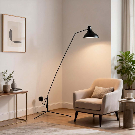 Velano Floor Lamp – Minimalist Tripod Floor Light for Modern Spaces