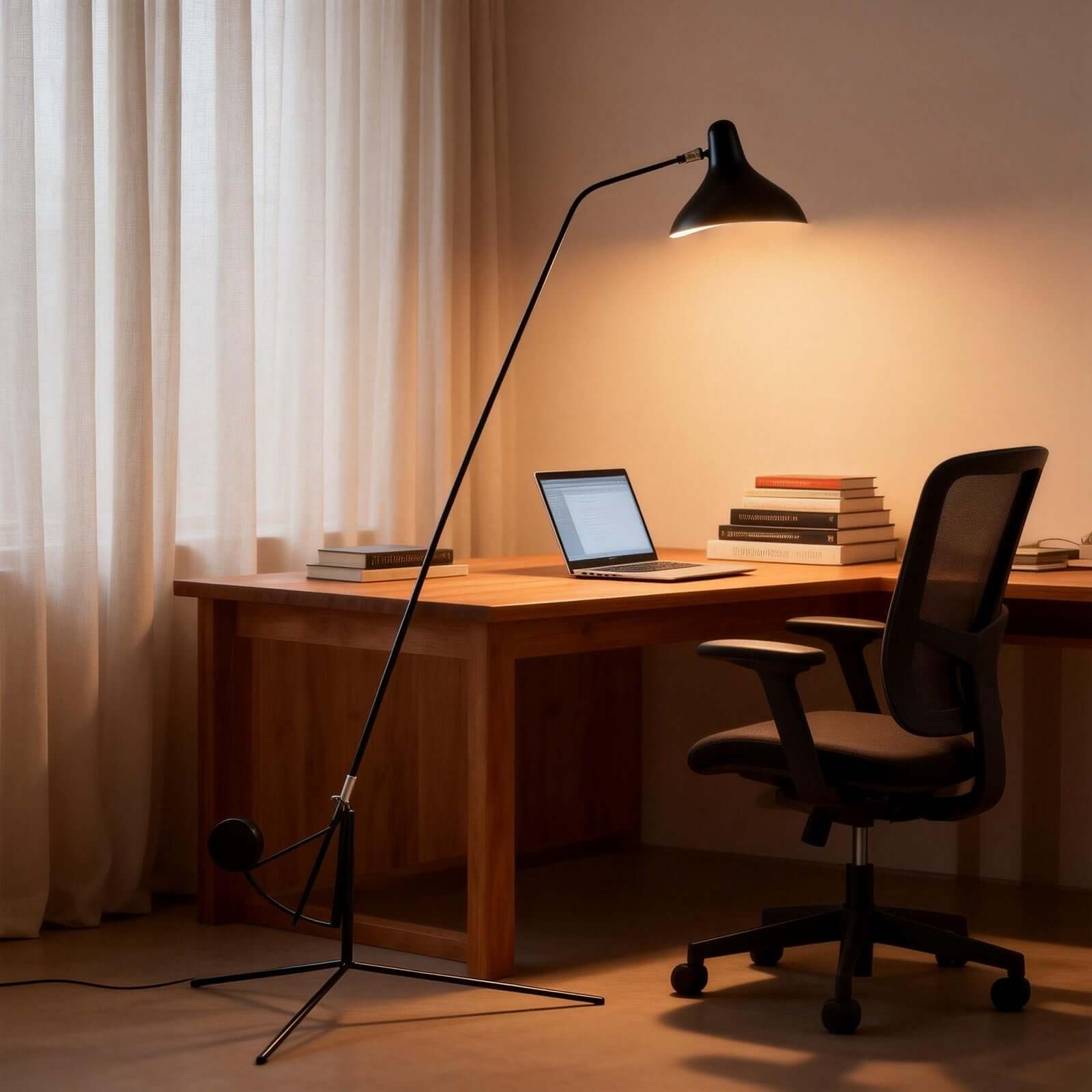 Velano Floor Lamp – Minimalist Tripod Floor Light for Modern Spaces