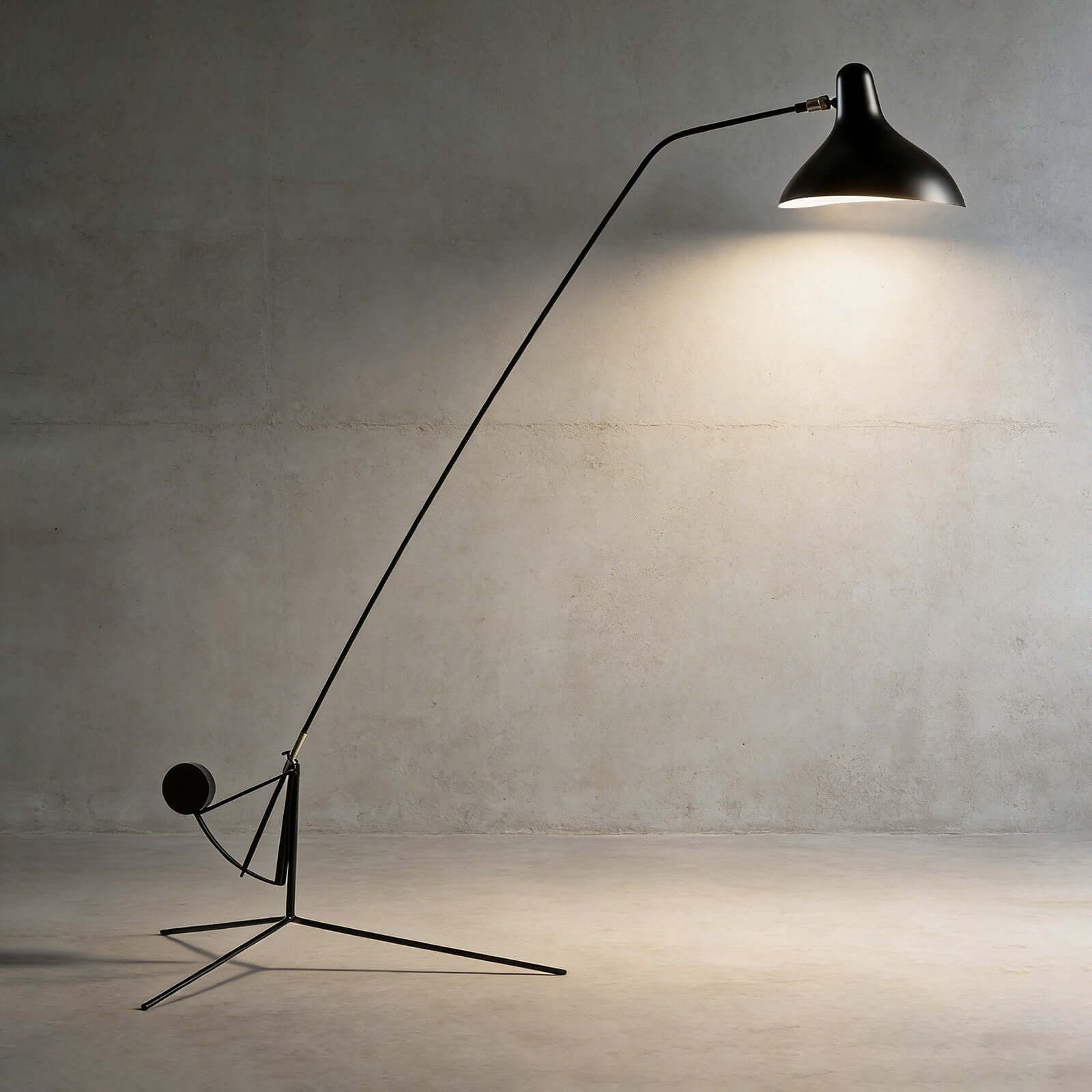 Velano Floor Lamp – Minimalist Tripod Floor Light for Modern Spaces