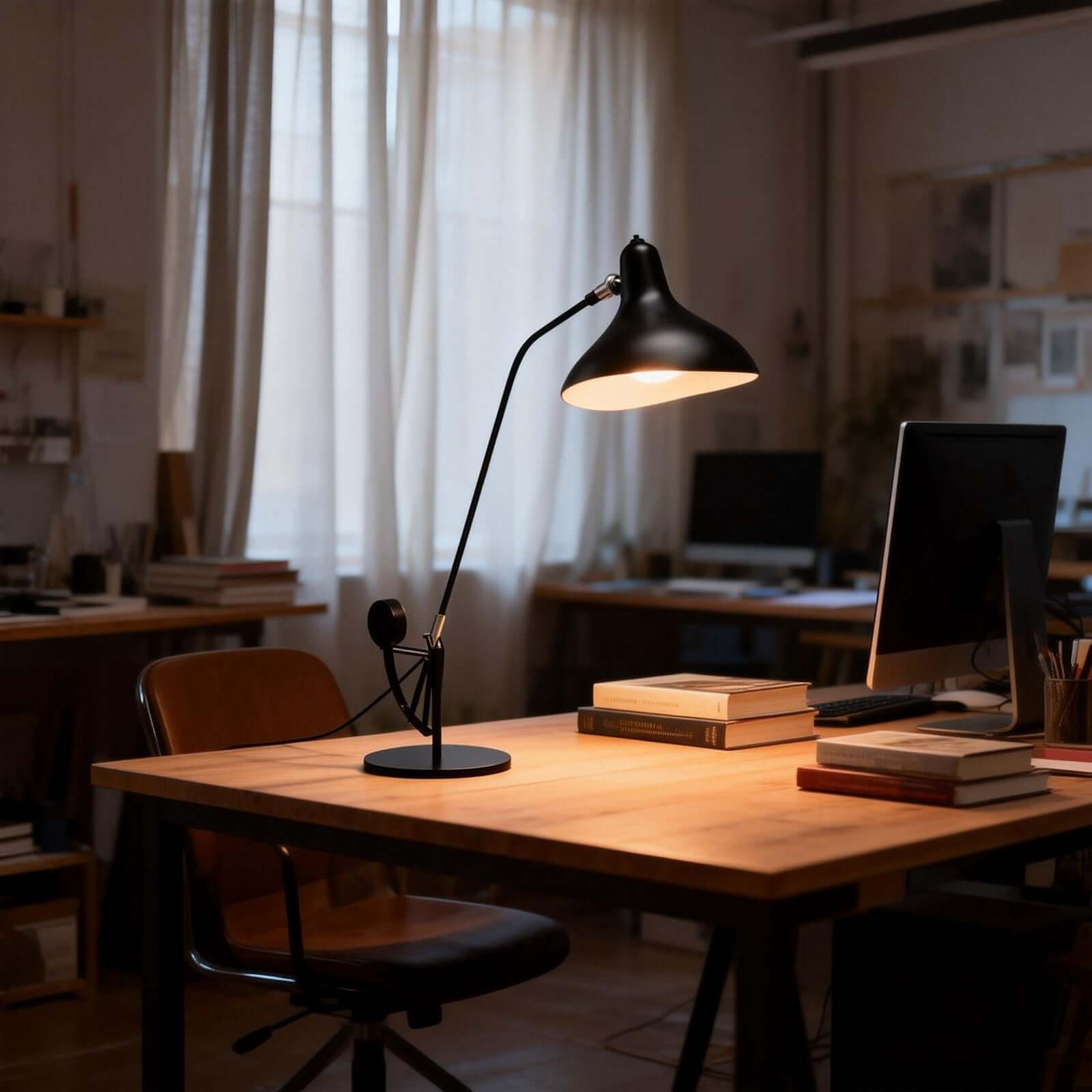Velano Table Lamp – Unique Office Table Lamp for Stylish Workspaces | Rossolighting