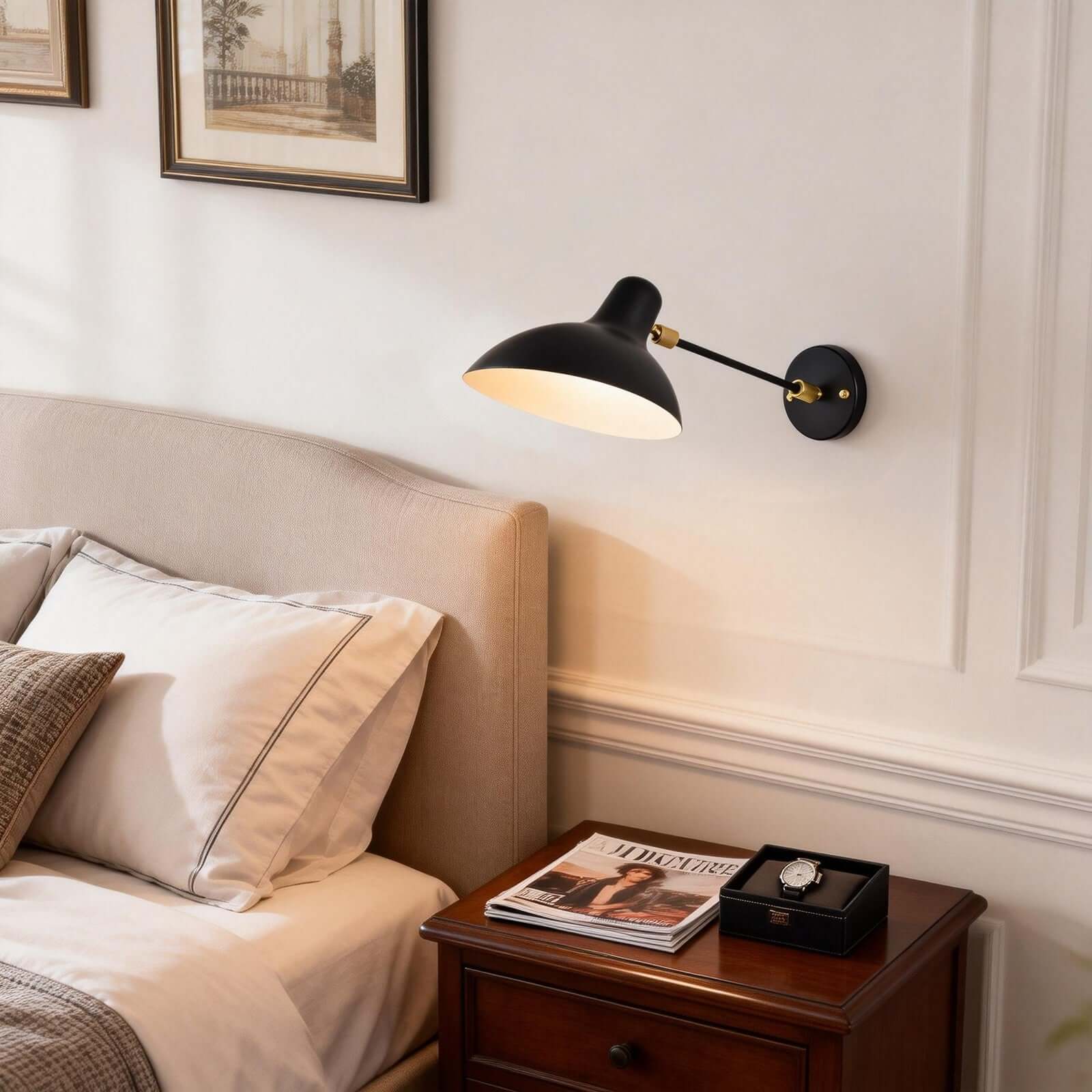 Velano Wall Lamp – Minimalist Wall Scope and Bedroom Lamps on Wall | Rossolighting