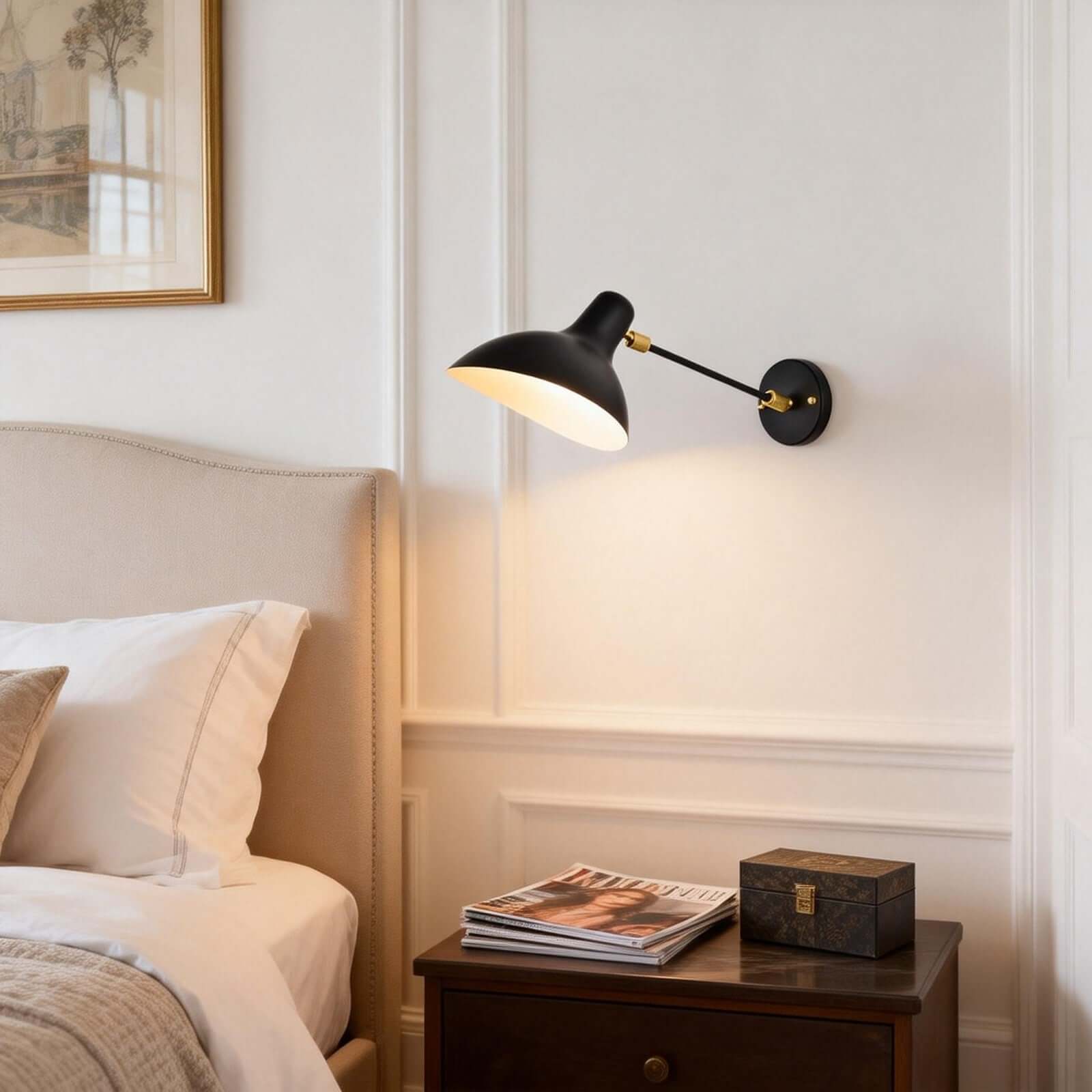 Velano Wall Lamp – Minimalist Wall Scope and Bedroom Lamps on Wall | Rossolighting