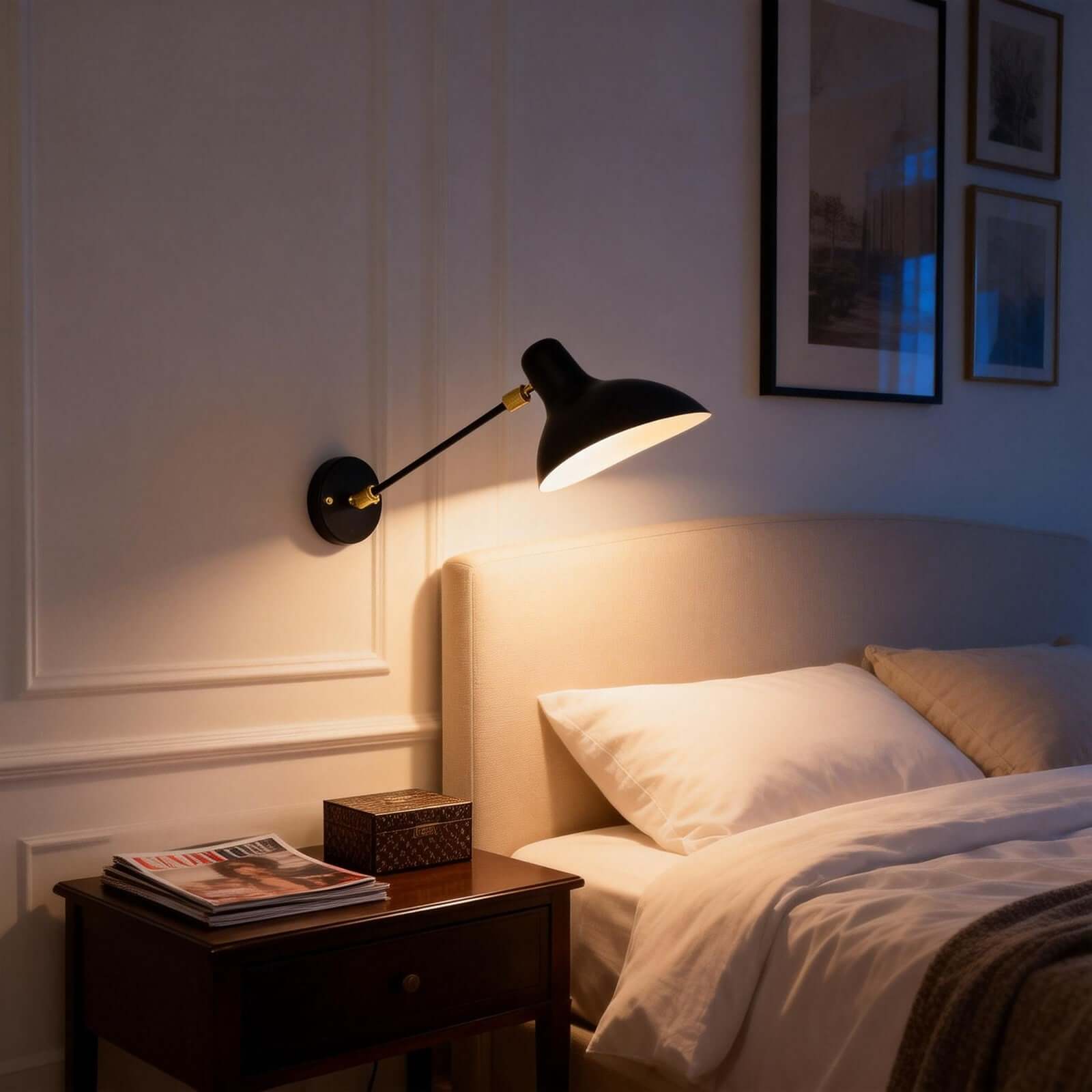 Velano Wall Lamp – Minimalist Wall Scope and Bedroom Lamps on Wall | Rossolighting