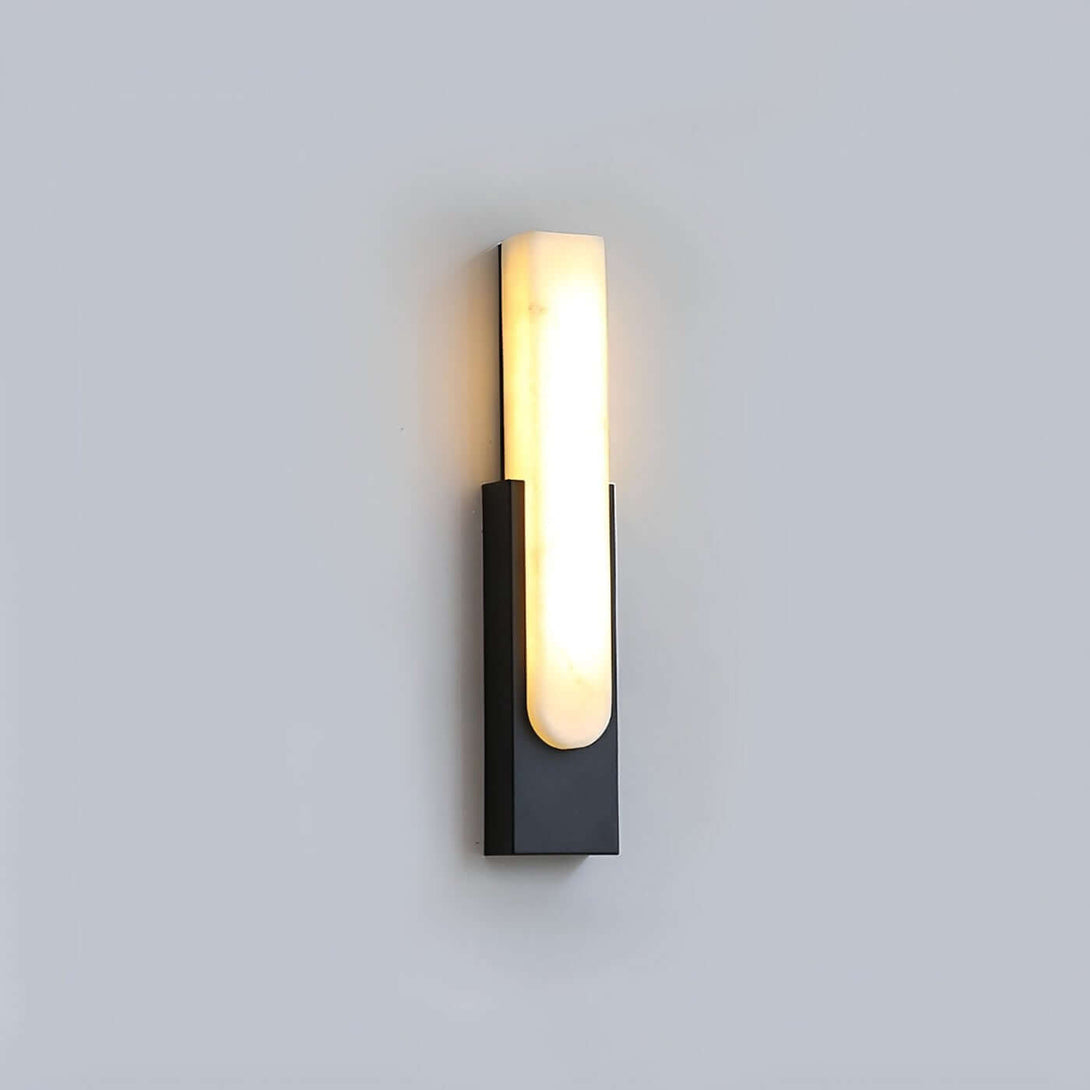 Velin Wall Sconce - Alabaster Wall Sconce for Bedroom