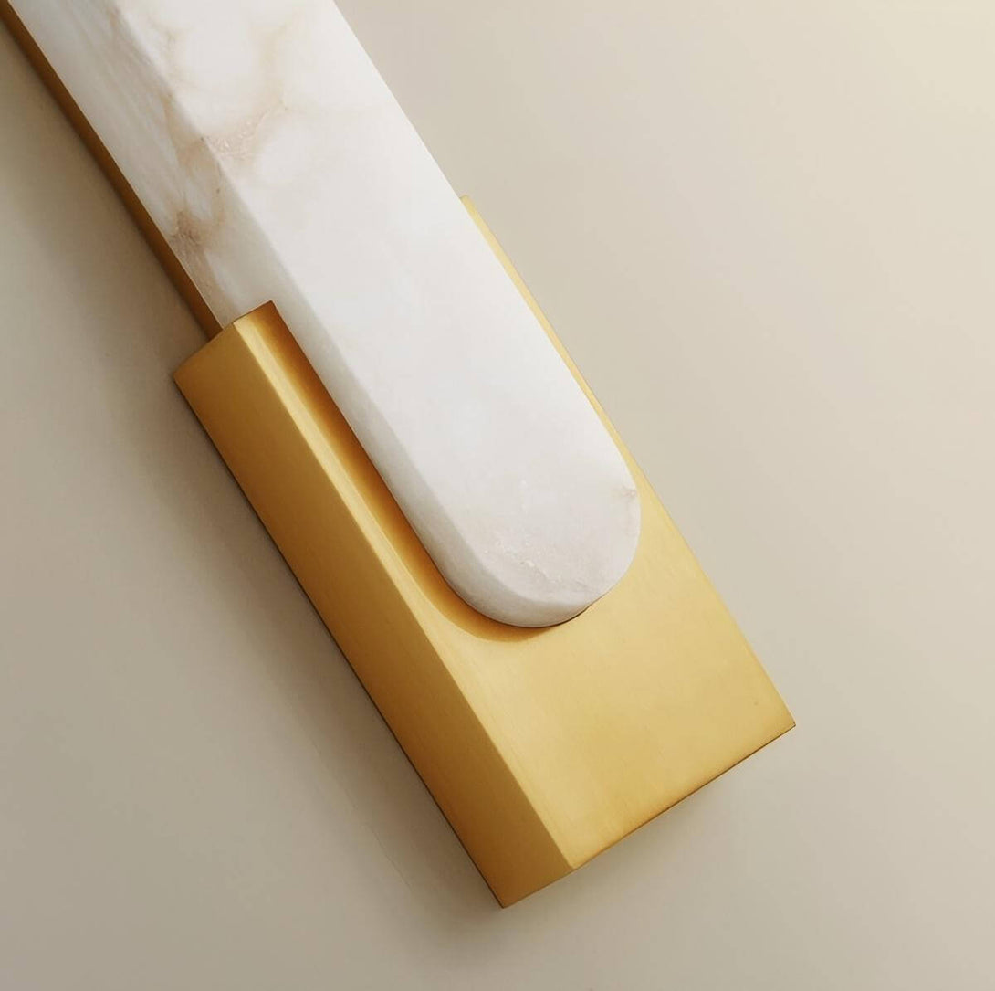 Velin Wall Sconce - Alabaster Wall Sconce for Bedroom