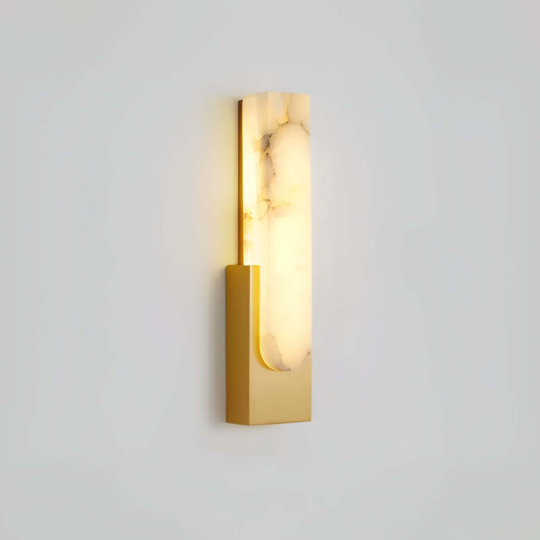 Velin Wall Sconce - Alabaster Wall Sconce for Bedroom