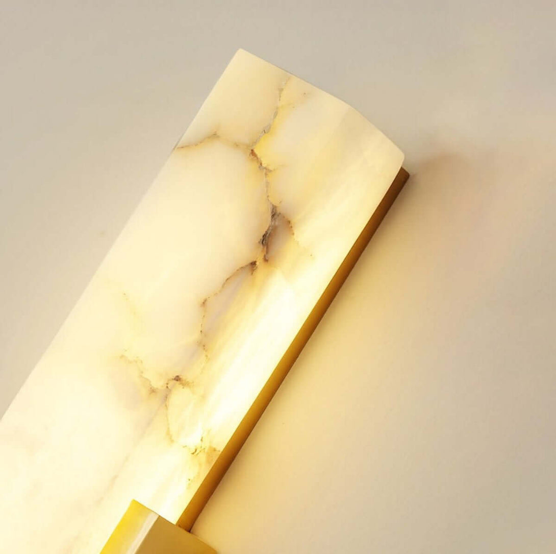 Velin Wall Sconce - Alabaster Wall Sconce for Bedroom