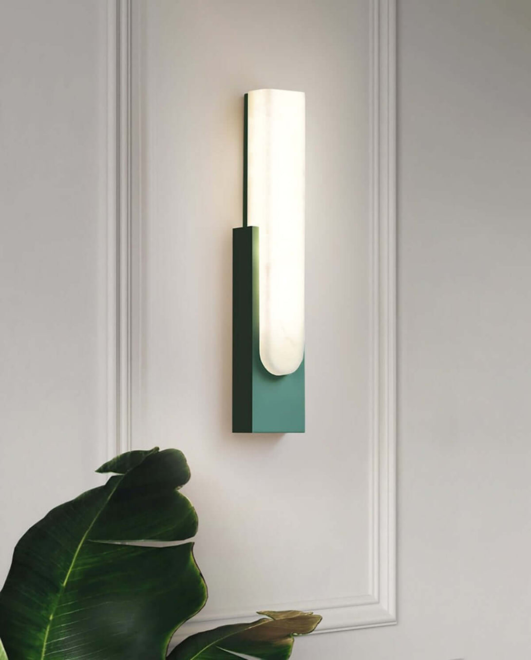 Velin Wall Sconce - Alabaster Wall Sconce for Bedroom
