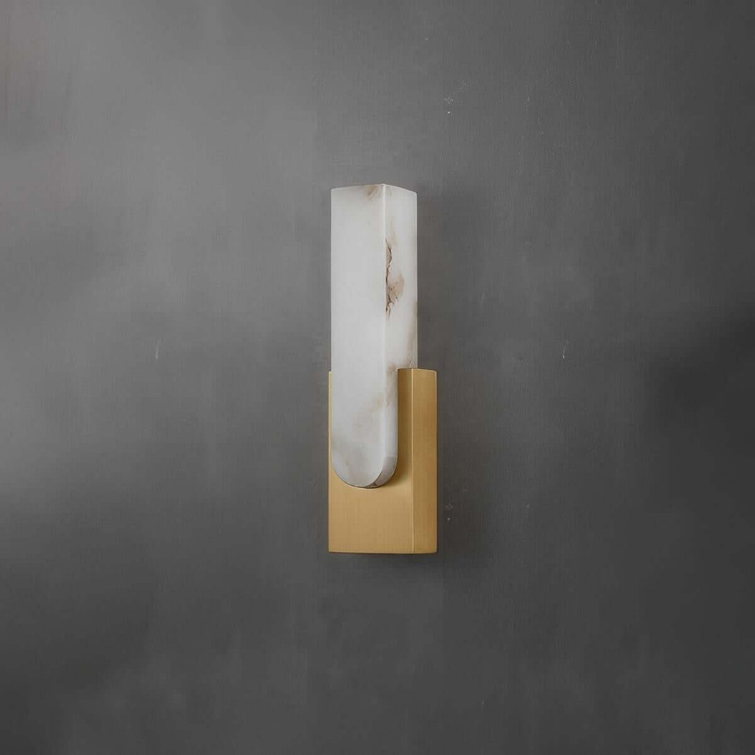 Velin Wall Sconce - Alabaster Wall Sconce for Bedroom