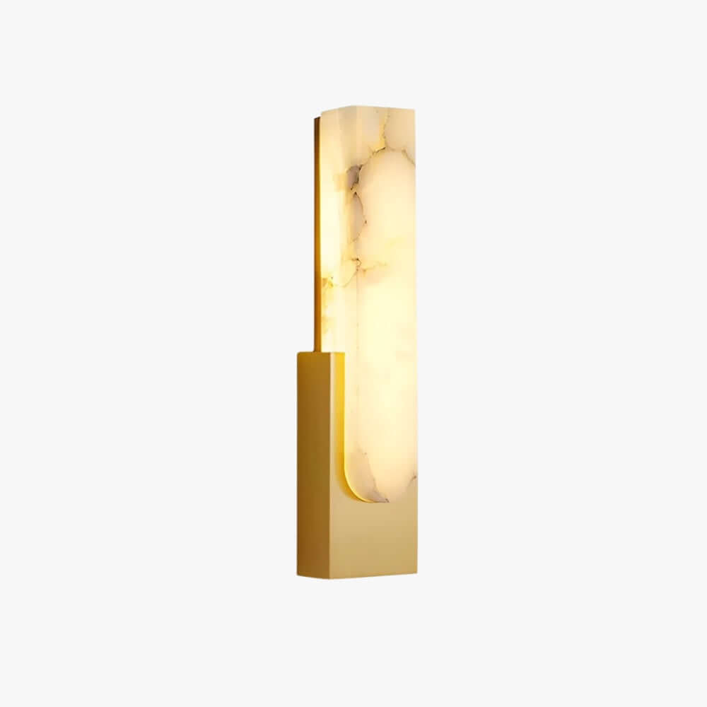 Velin Wall Sconce - Alabaster Wall Sconce for Bedroom