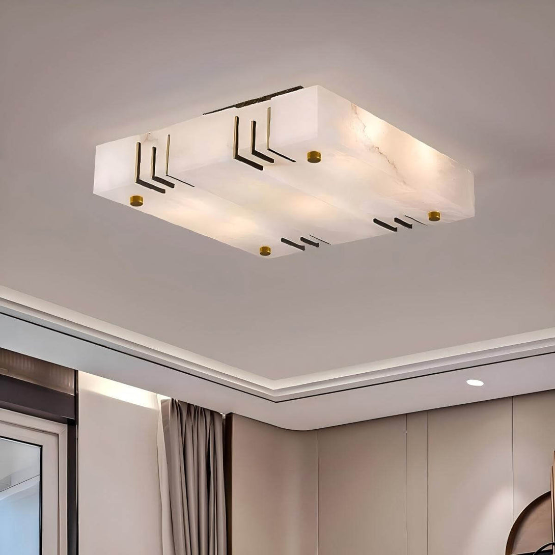 Vexilon Brass Ceiling Light Fixtures for Living Room