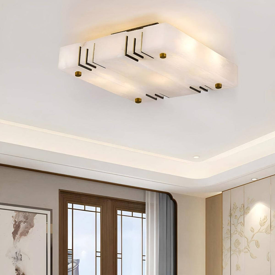 Vexilon Brass Ceiling Light Fixtures for Living Room