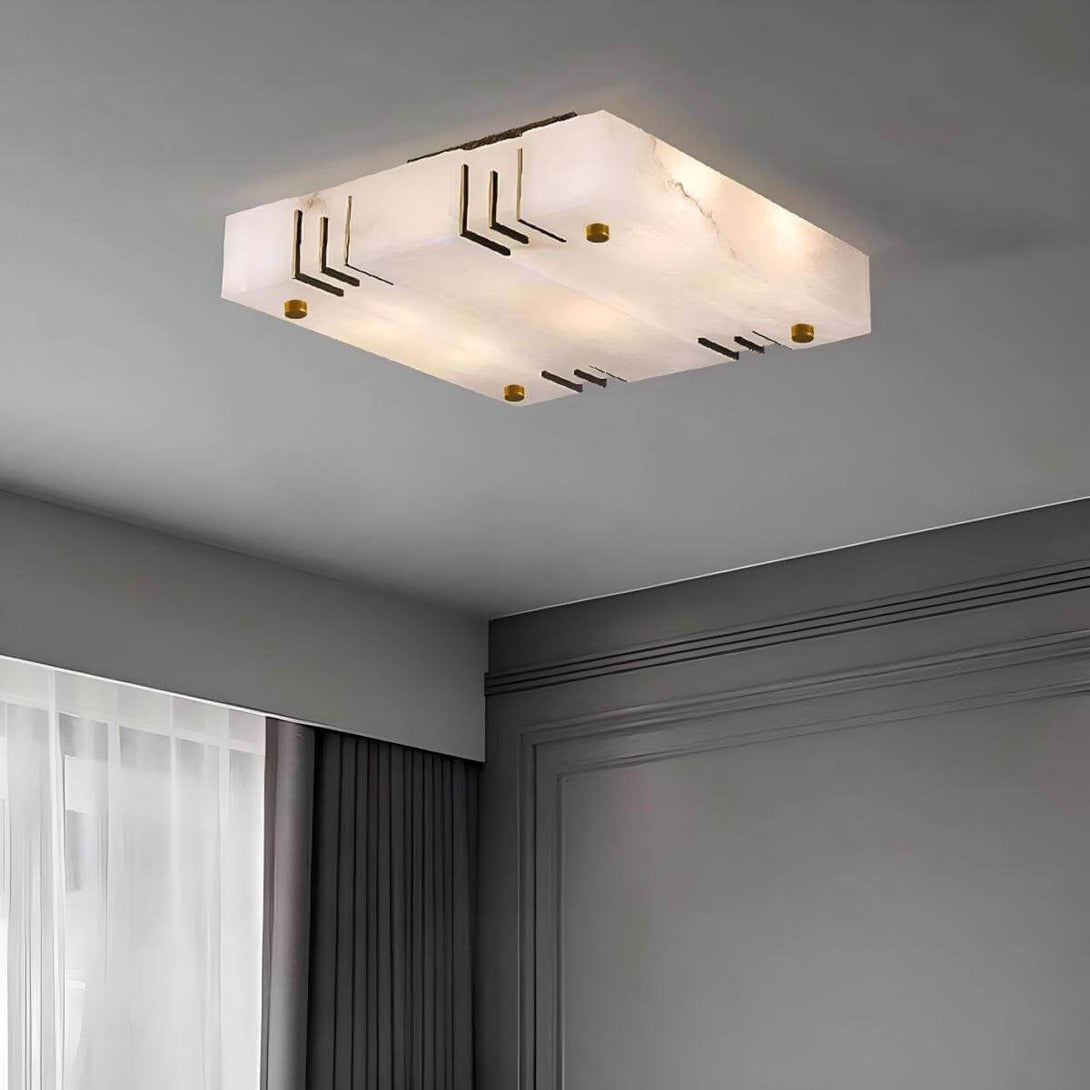 Vexilon Brass Ceiling Light Fixtures for Living Room