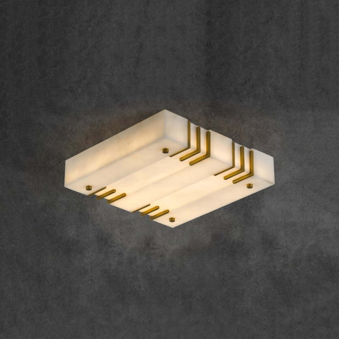 Vexilon Brass Ceiling Light Fixtures for Living Room