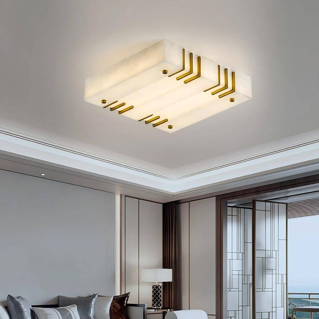 Vexilon Brass Ceiling Light Fixtures for Living Room