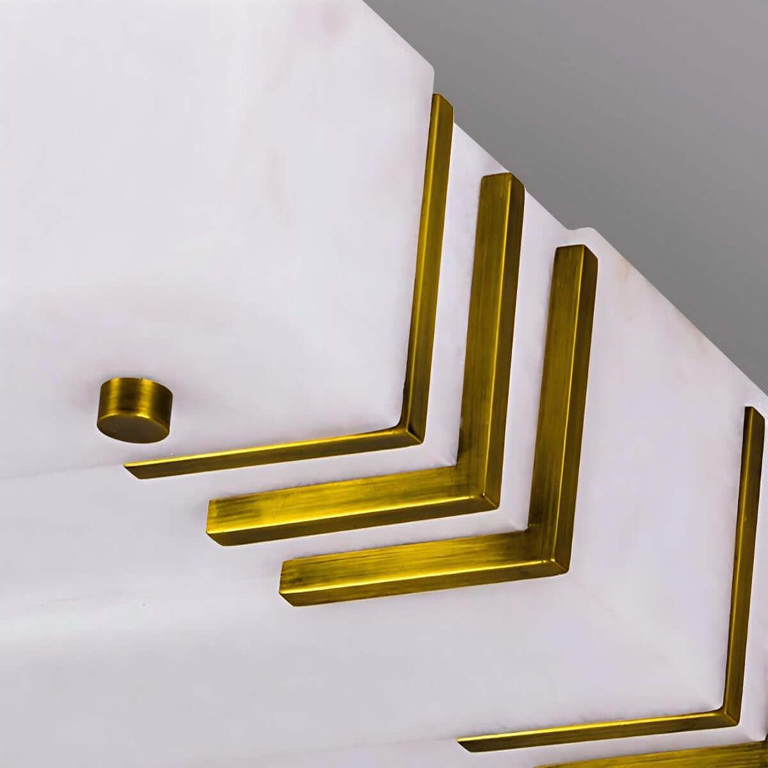 Vexilon Brass Ceiling Light Fixtures for Living Room