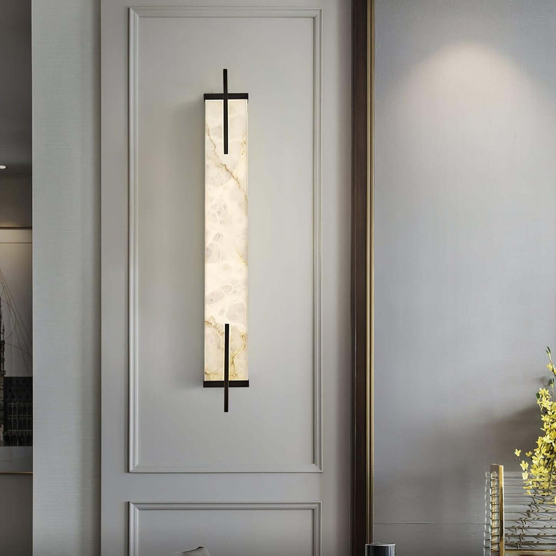 Veyor Alabaster Wall Sconce – Bedside Wall Lights Indoor