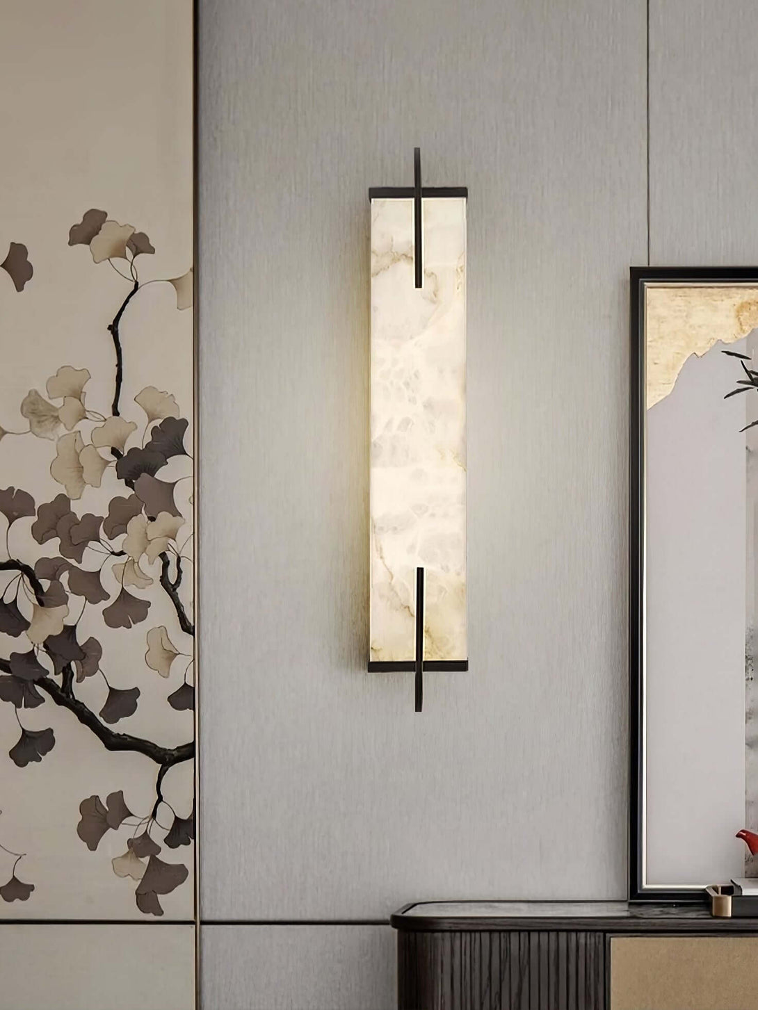 Veyor Alabaster Wall Sconce – Bedside Wall Lights Indoor