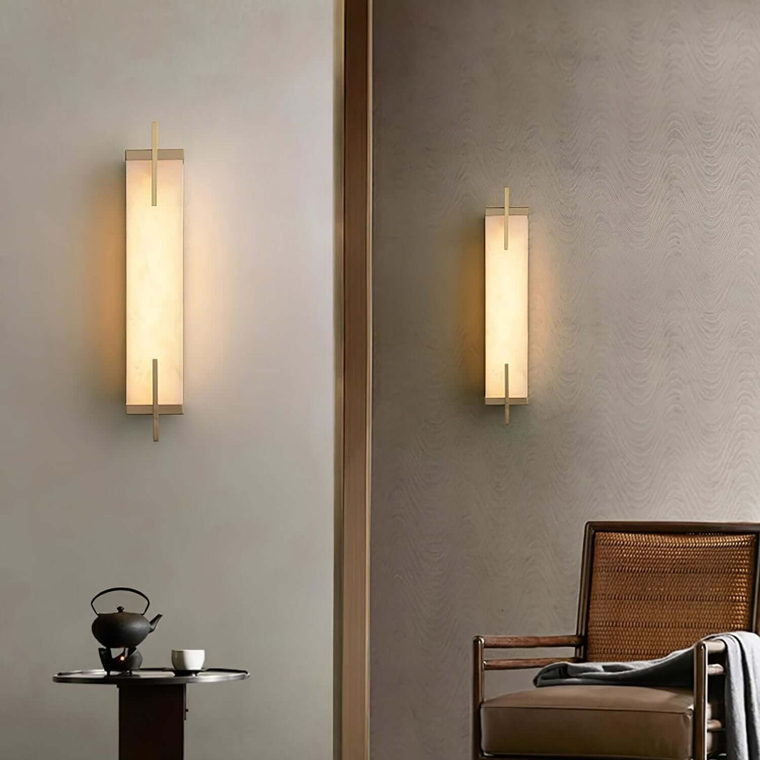 Veyor Alabaster Wall Sconce – Bedside Wall Lights Indoor