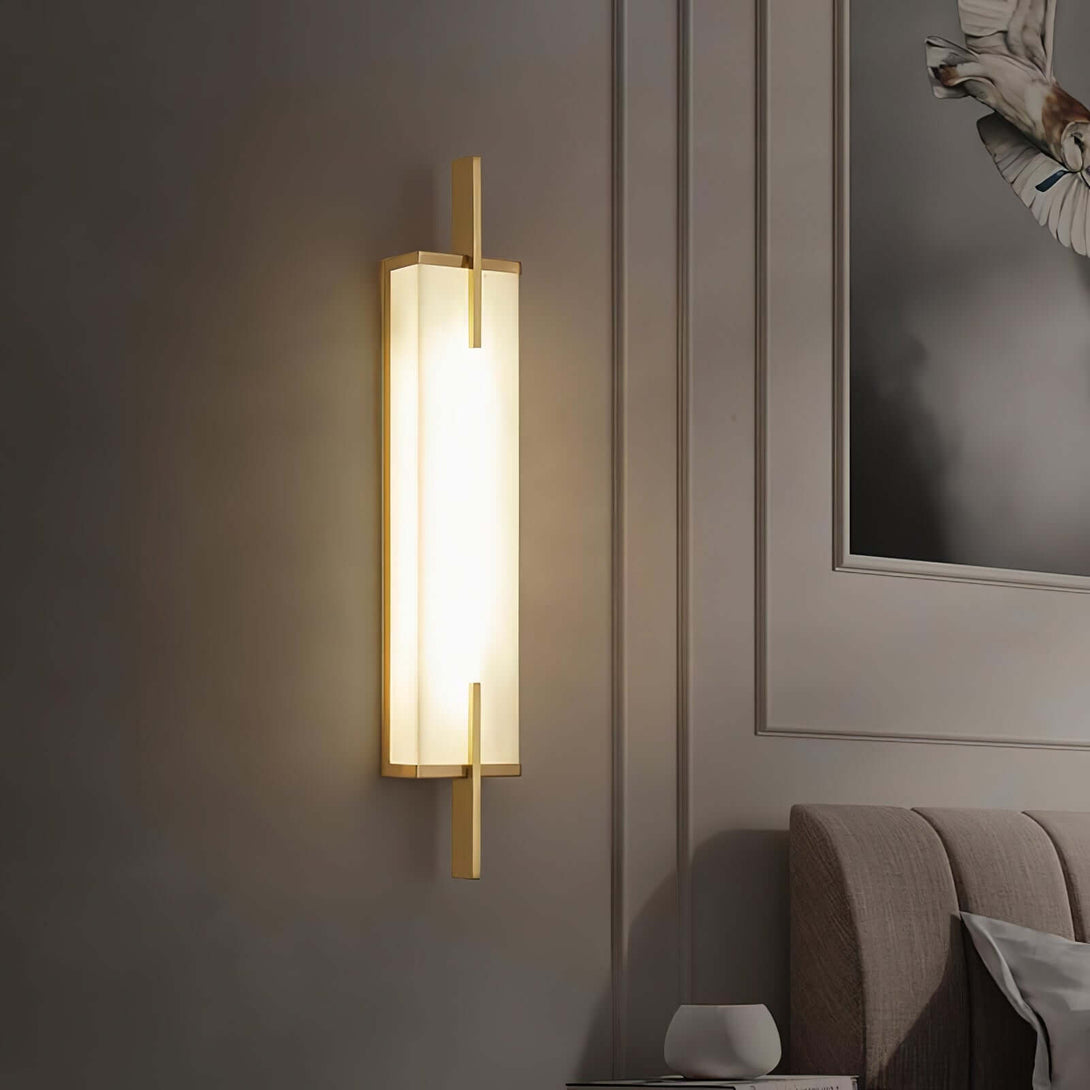 Veyor Alabaster Wall Sconce – Bedside Wall Lights Indoor