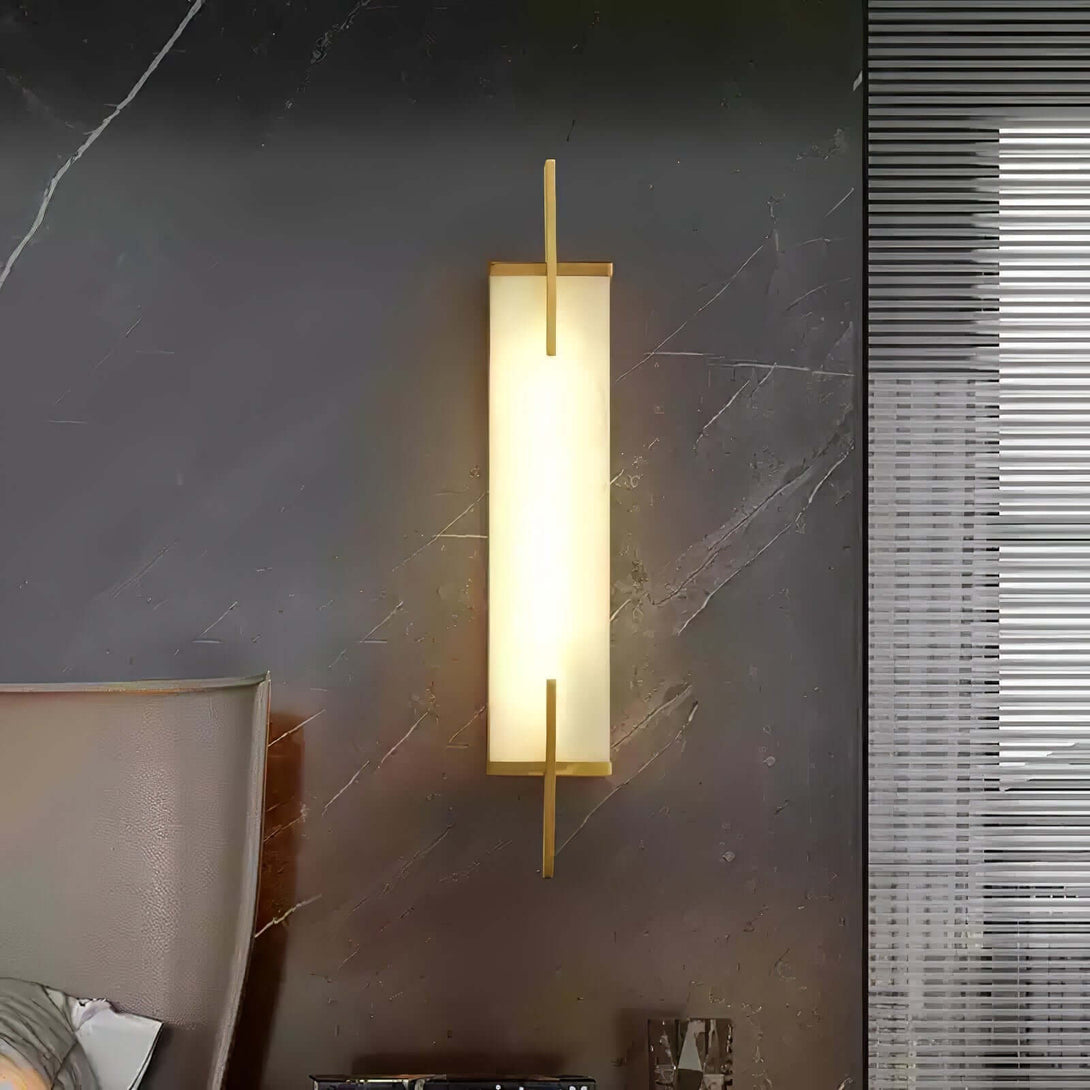 Veyor Alabaster Wall Sconce – Bedside Wall Lights Indoor