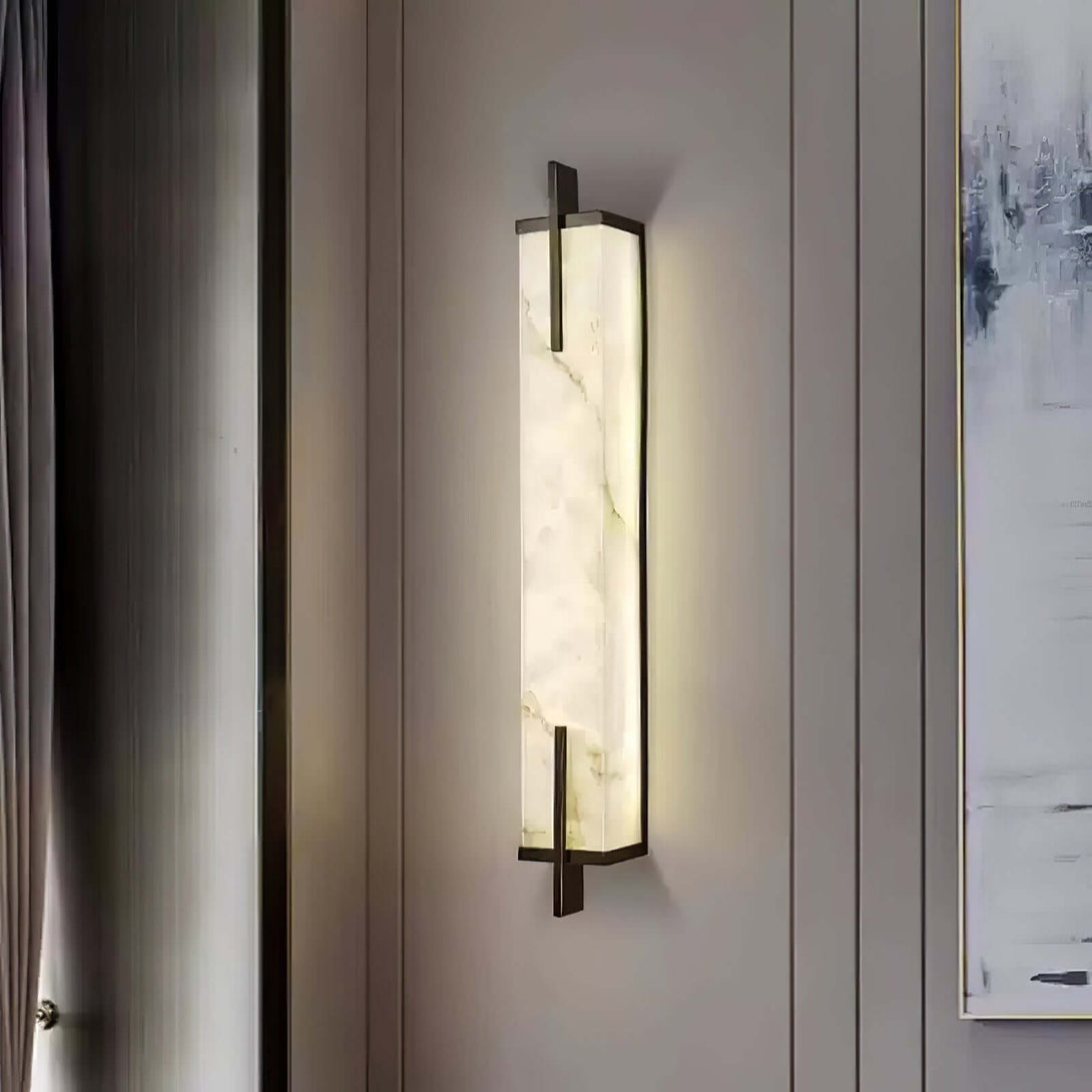 Veyor Alabaster Wall Sconce – Bedside Wall Lights Indoor