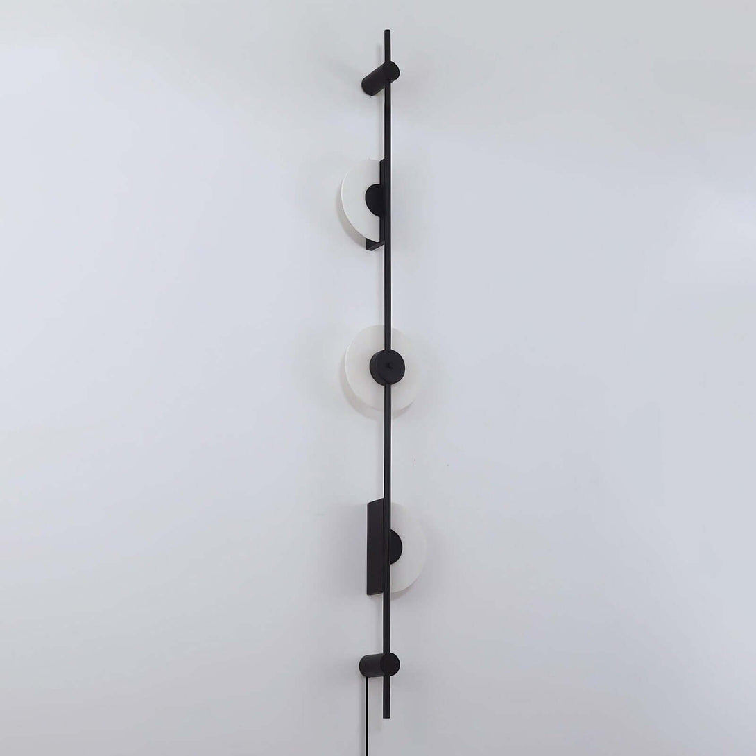 Vilun Plug Wall Sconce – Alabaster Scope, Minimalist Wall Scope