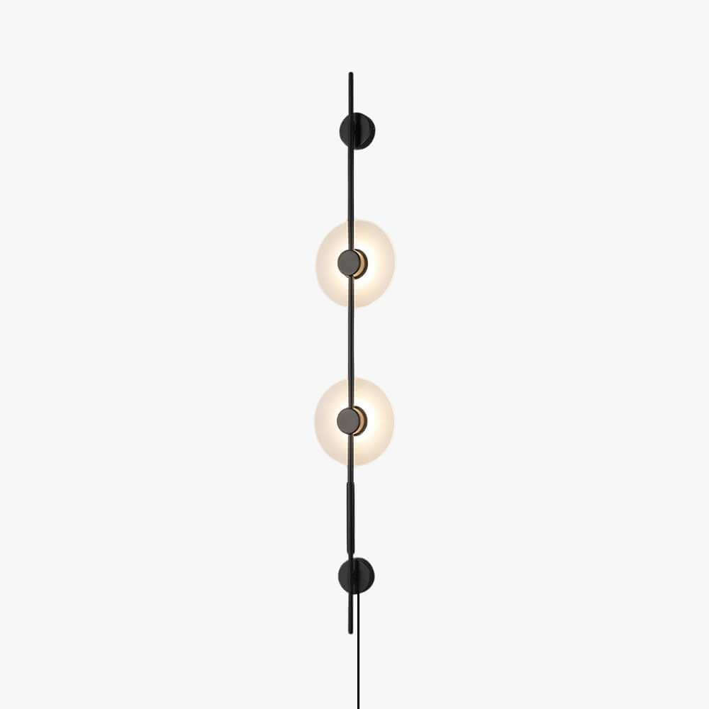 Vilun Plug Wall Sconce – Alabaster Scope, Minimalist Wall Scope
