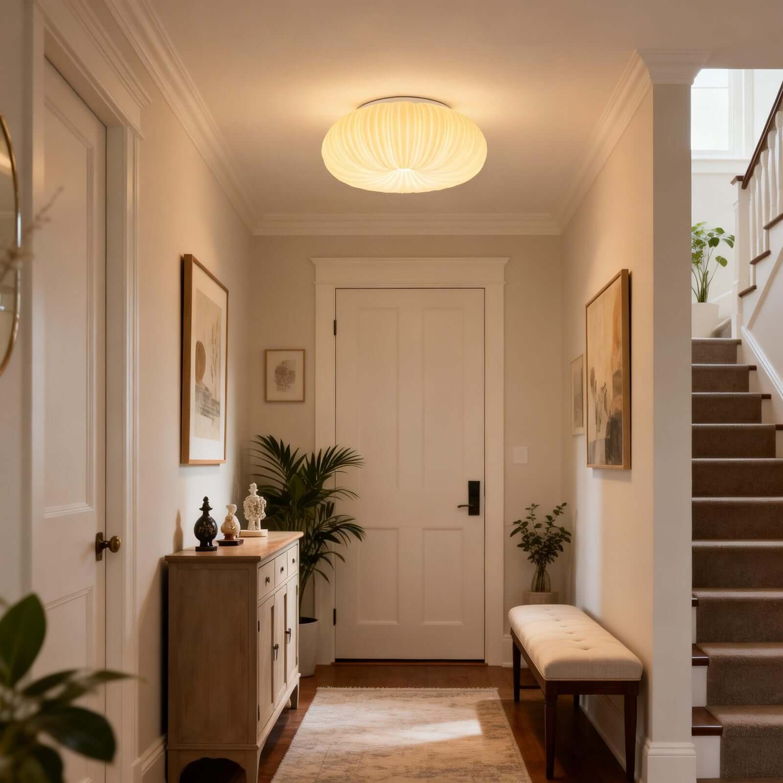 Vimela Ceiling Lamp – Dimmable LED Ceiling Lights for Bathrooms | Rossolighting