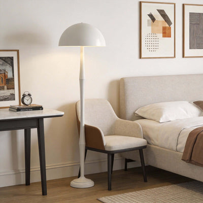 Xavira Floor Lamp – Modern White Standing Light for Living Room | Rossolighting