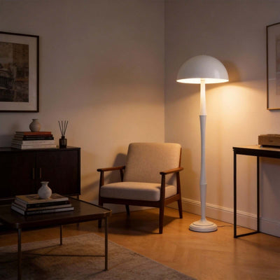 Xavira Floor Lamp – Modern White Standing Light for Living Room | Rossolighting