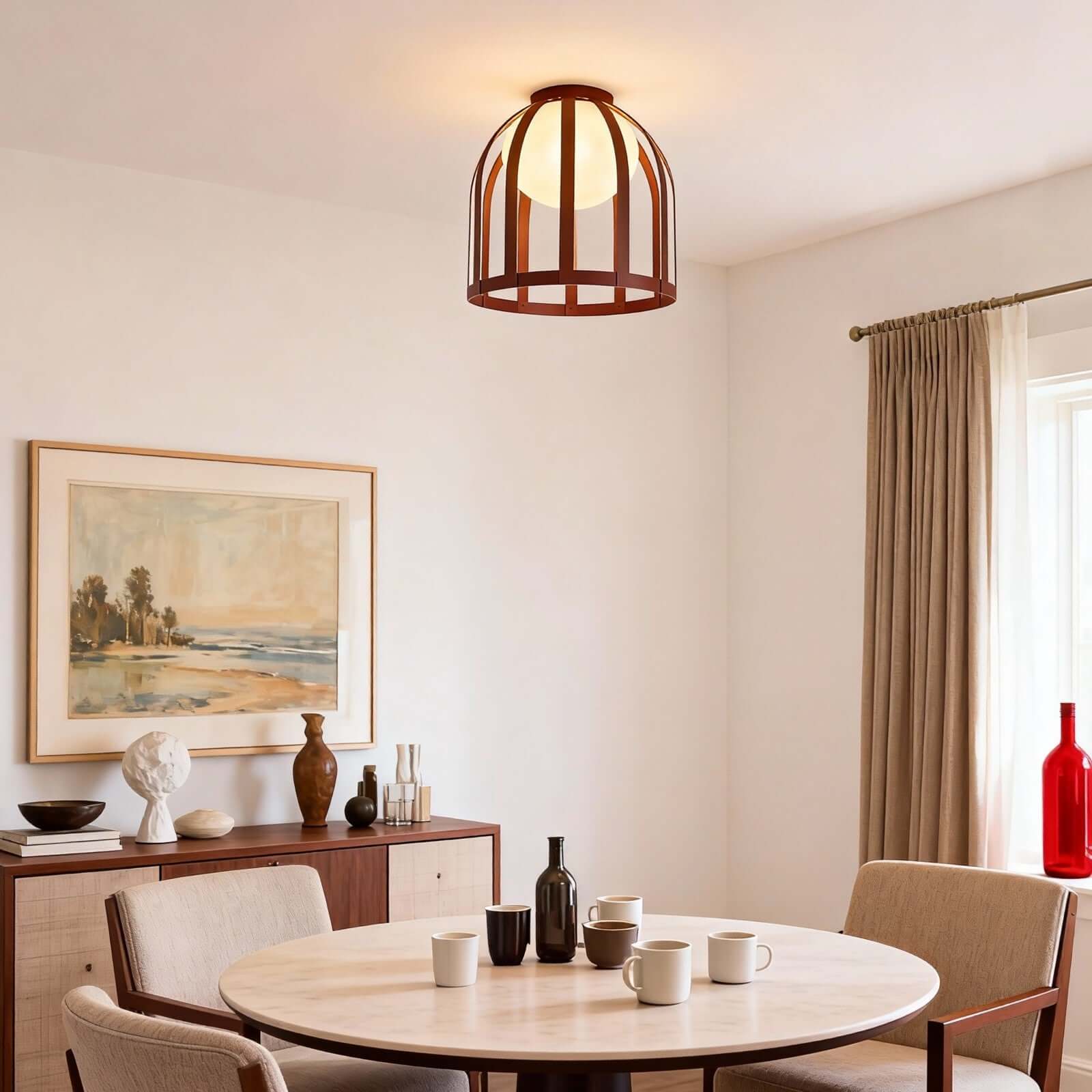 Zaneko Ceiling Lamp – Mid-Century Bedroom Ceiling Lights Embedded | Rossolighting