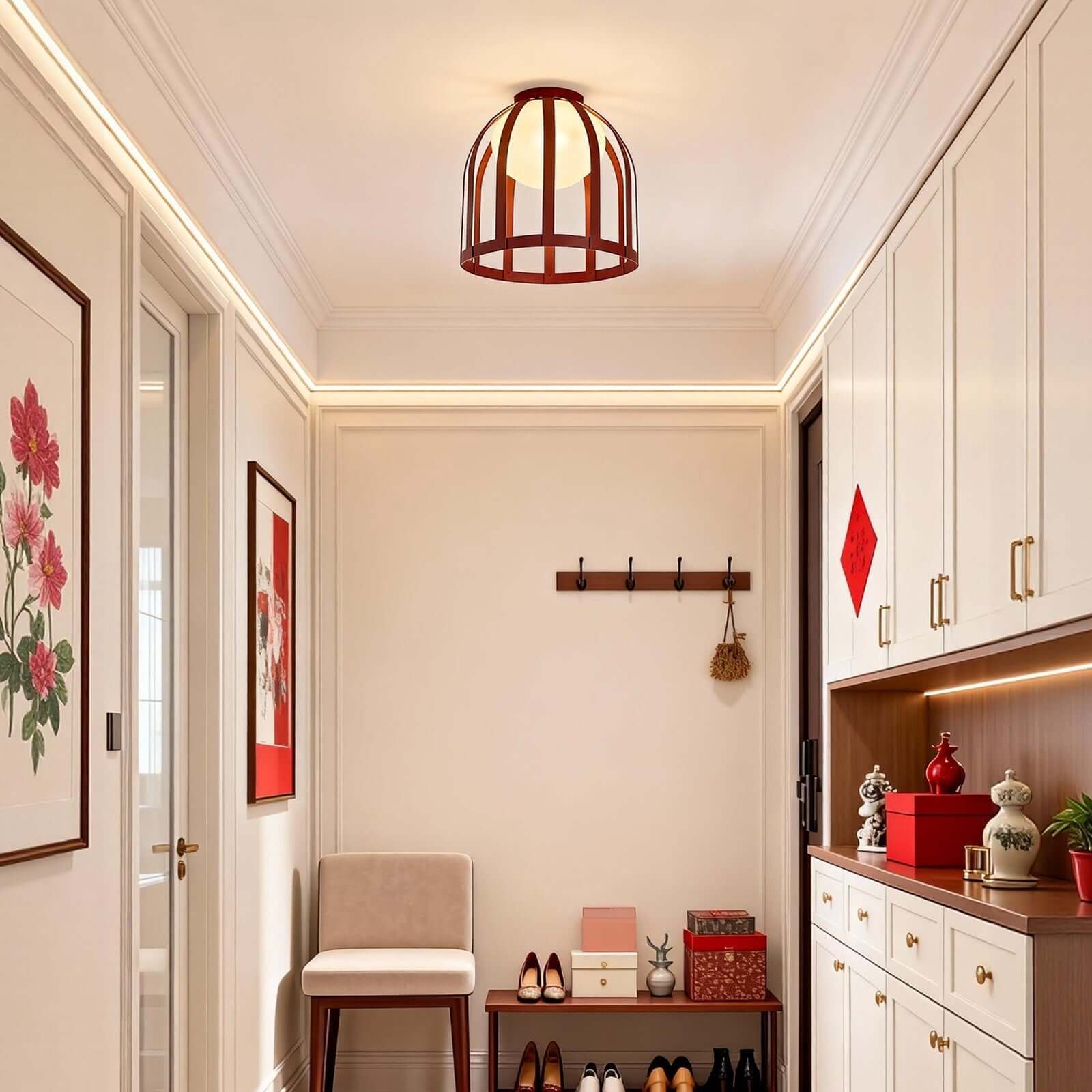 Zaneko Ceiling Lamp – Mid-Century Bedroom Ceiling Lights Embedded | Rossolighting