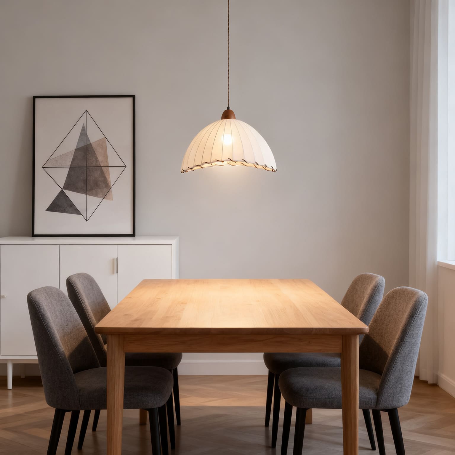 Zarmux Pendant Lamp – Dining Room Pendant Lamp with Wabi-Sabi Charm | Rossolighting