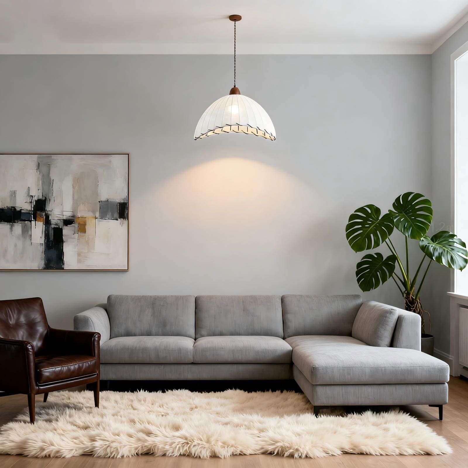 Zarmux Pendant Lamp – Dining Room Pendant Lamp with Wabi-Sabi Charm | Rossolighting