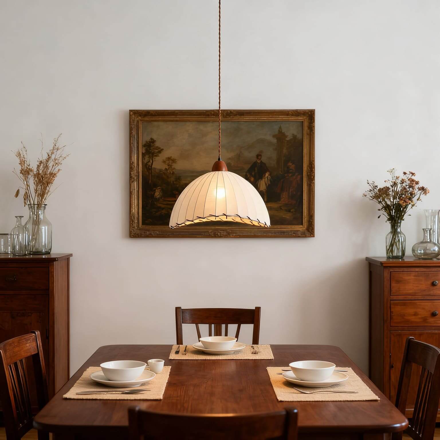 Zarmux Pendant Lamp – Dining Room Pendant Lamp with Wabi-Sabi Charm | Rossolighting