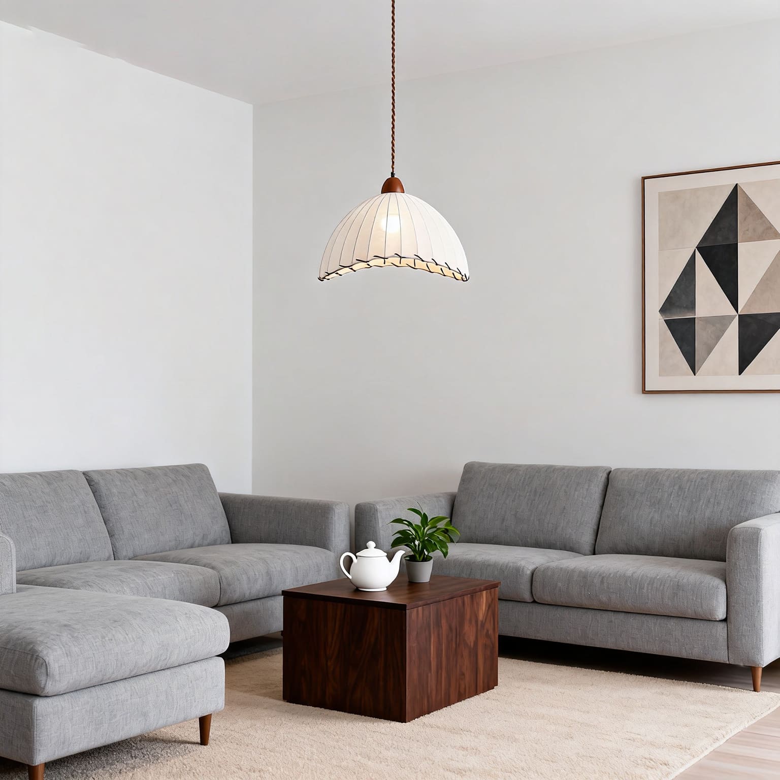 Zarmux Pendant Lamp – Dining Room Pendant Lamp with Wabi-Sabi Charm | Rossolighting
