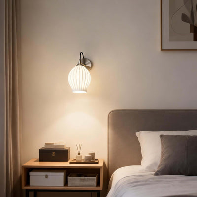 Zavira Wall Lamp – Ceramic Wall Sconce with Switch Design | Rossolighting