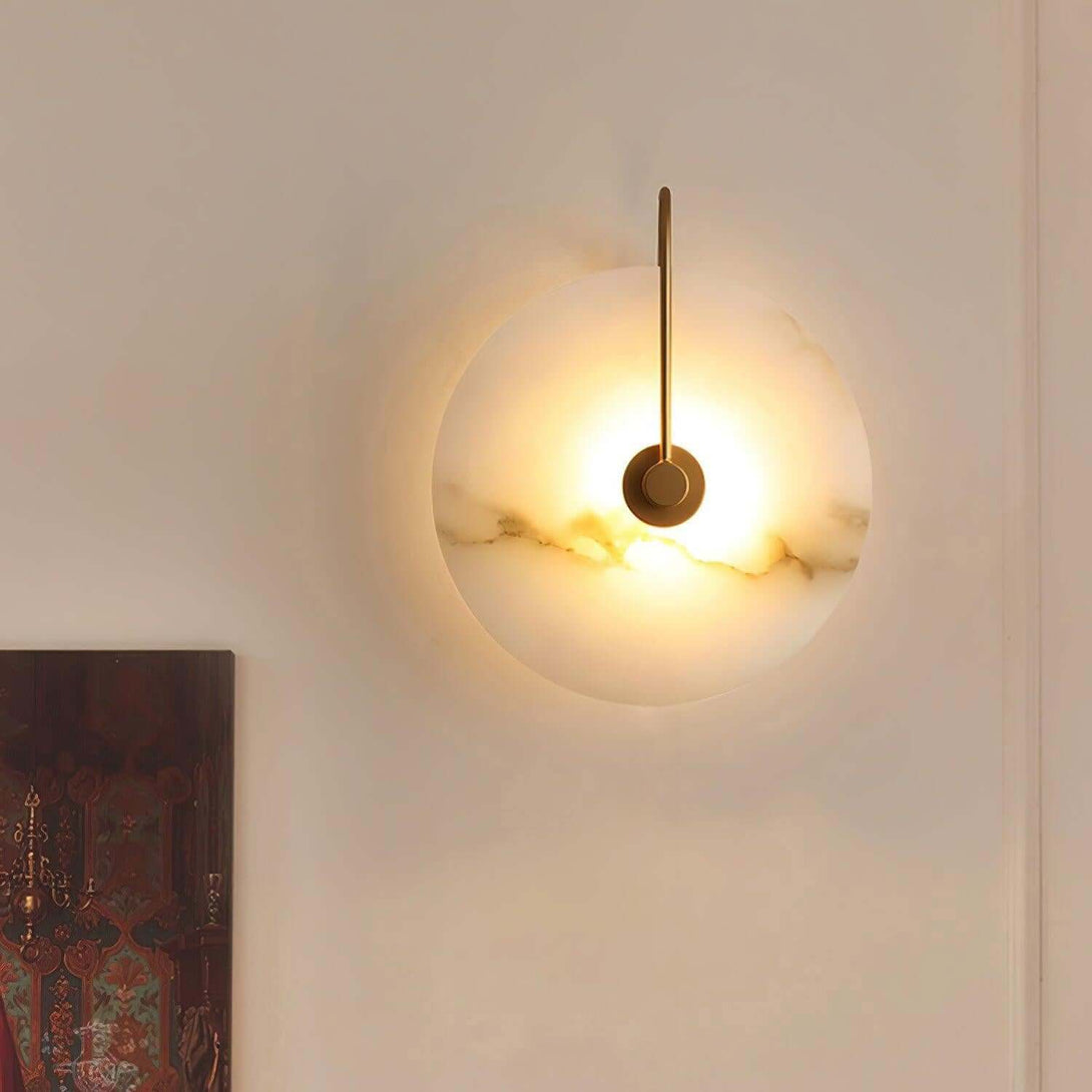 Zayro Wall Sconce – Alabaster Wall Sconce Bedside Lights