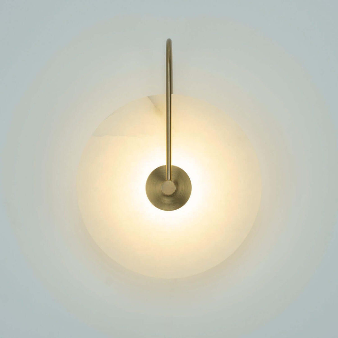 Zayro Wall Sconce – Alabaster Wall Sconce Bedside Lights